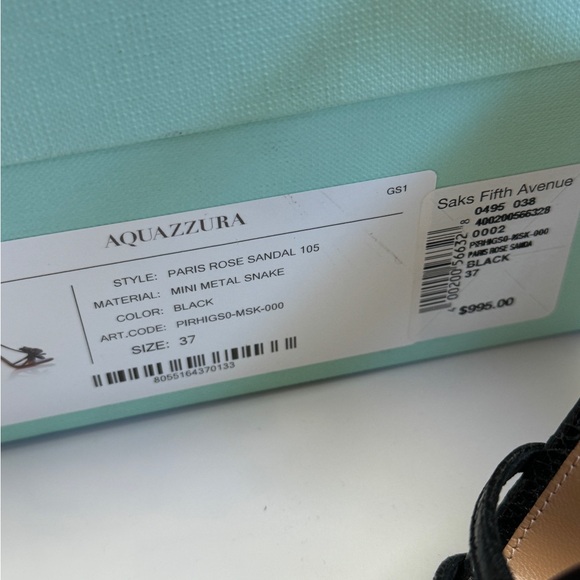 Aquazzura Paris rose sandal - Picture 4 of 12